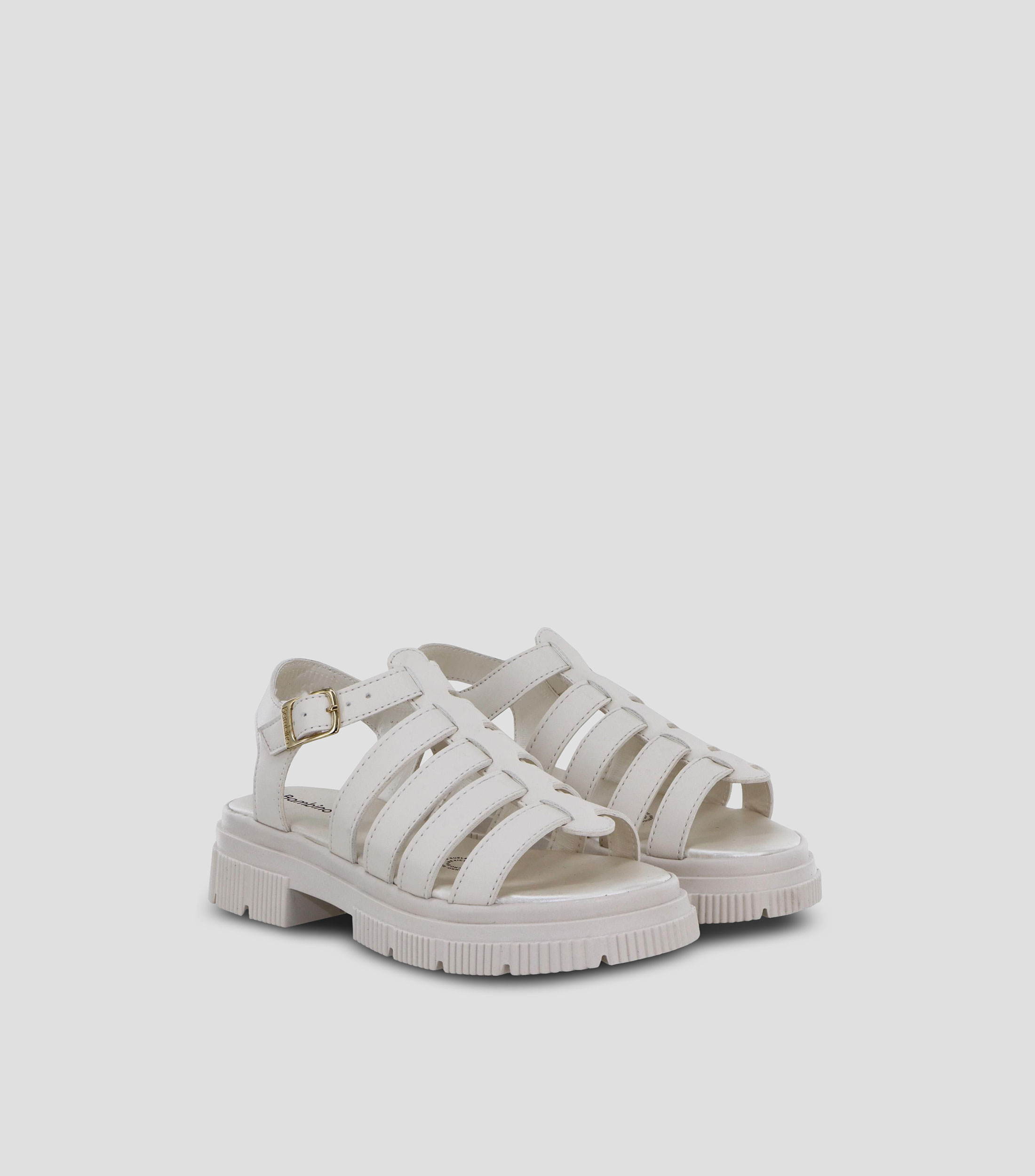 Sandalias con tacón bajo ancho Niña